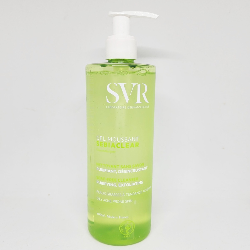 Gel rửa mặt SVR Sebiaclear Gel Moussant không có xà phòng 55/200/400 ml