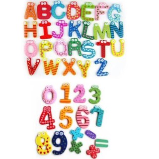 Bộ chữ và số dán tủ lạnh bằng nam châm