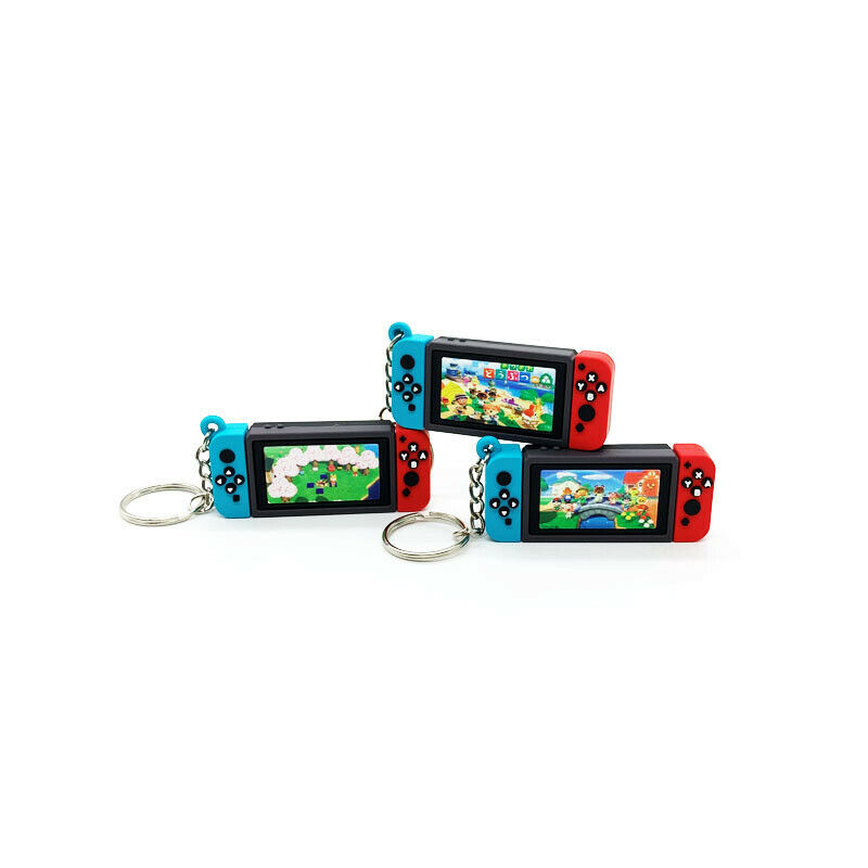 Móc Khóa Hình Máy Chơi Game Nintendo Switch Bằng Pvc Mềm