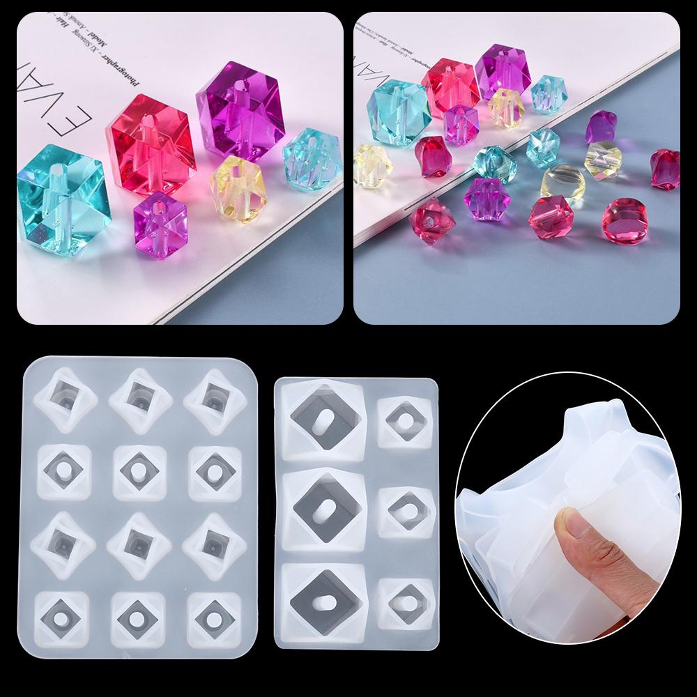 Khuôn Silicone Tạo Hình Hạt Cườm 3D Làm Trang Sức Diy