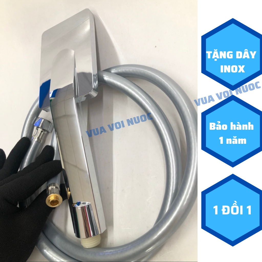 Vòi hoa sen tăng áp massage mặt hình vuông VVN127