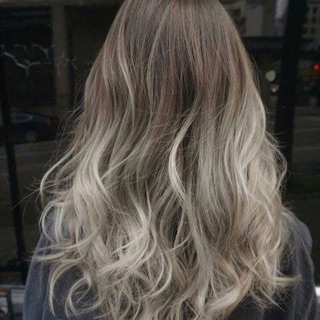 Nhuộm tóc tạm thời màu khói (Tặng bao tay, trùm tóc)