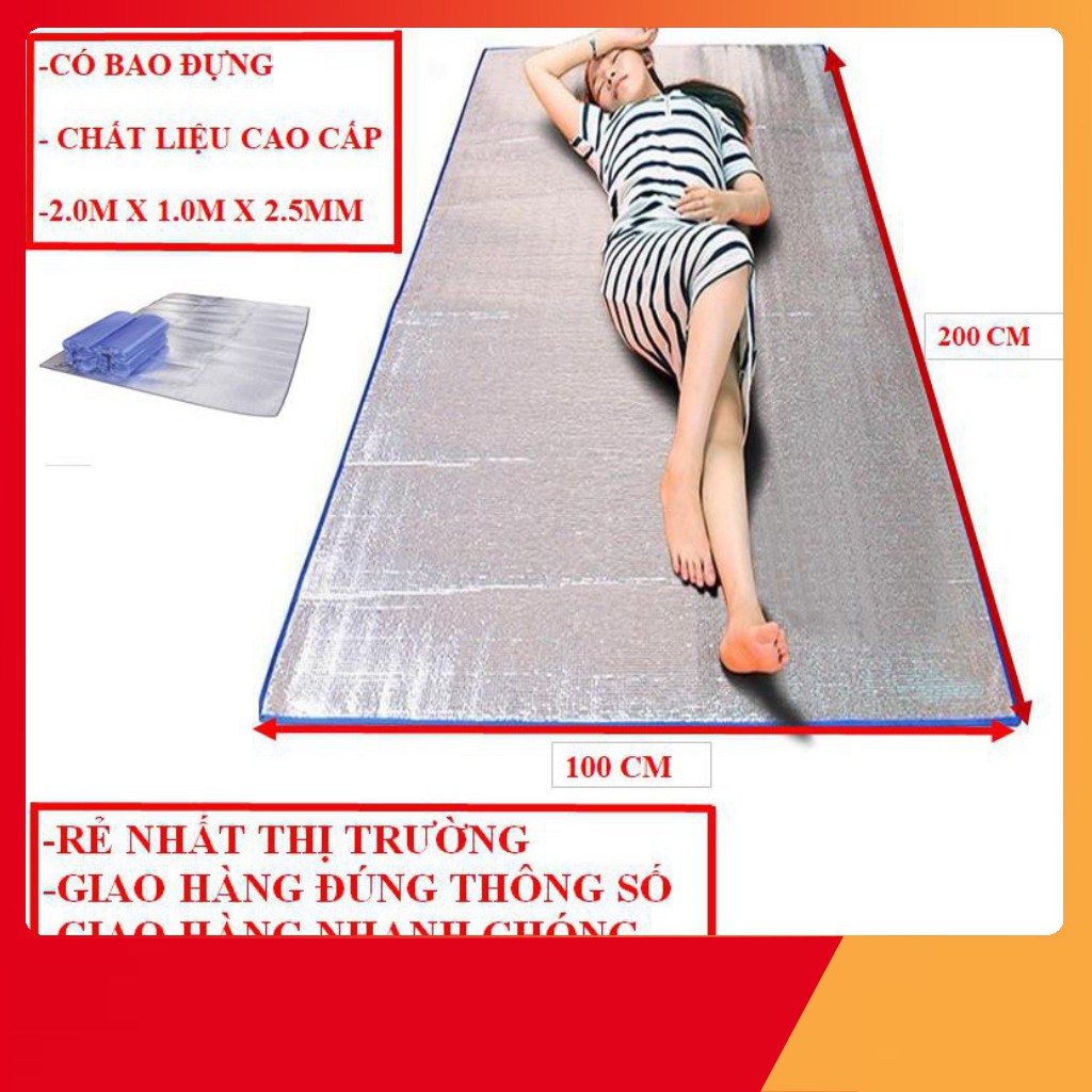 CHIẾU NGỦ TRƯA CÁ NHÂN VĂN PHÒNG 100CMx200CM DÀY 2,5MM CÓ BAO ĐỰNG 2242 tổng kho sỉ vp88