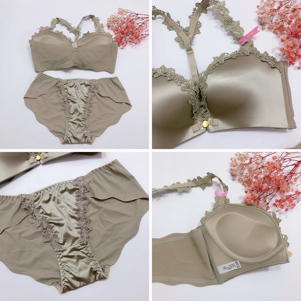 Thanh lý - các set đồ lót nữ không gọng mút dày siêu nâng ngực tạo khe