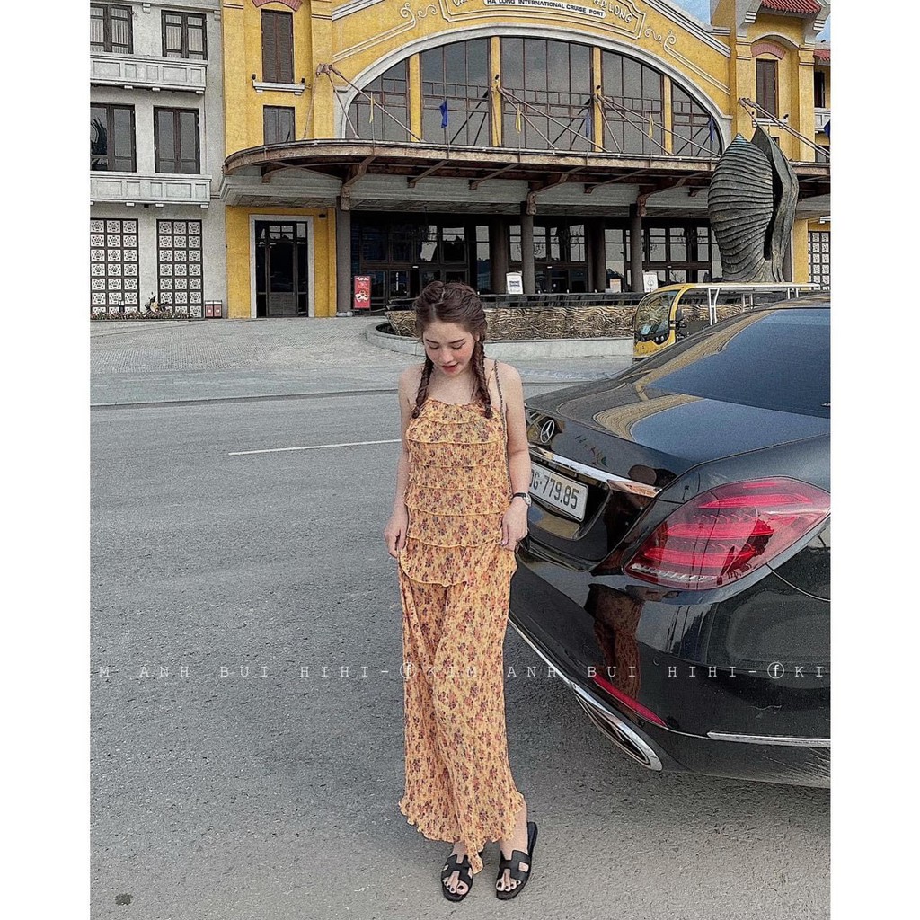 Set đồ nữ cá tính, set quần dài áo dây đi chơi sang chảnh mùa hè đẹp 8A00201 | BigBuy360 - bigbuy360.vn