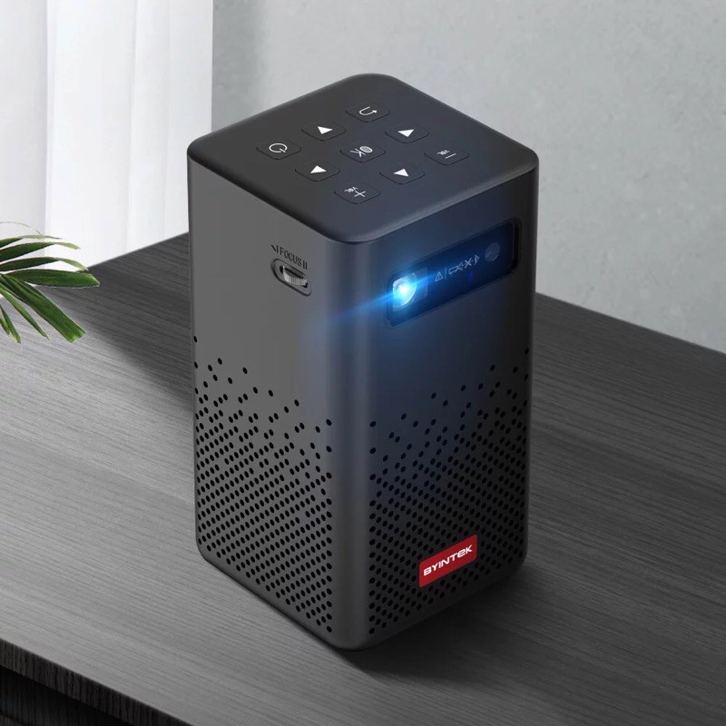 Máy Chiếu Mini Không Dây BYINTEK P20 - Máy Chiếu Hỗ Trợ 4K Android 9.0 Chức Năng Loa Bluetooth 2 Loa 5W Sử Dụng 3 - 4H