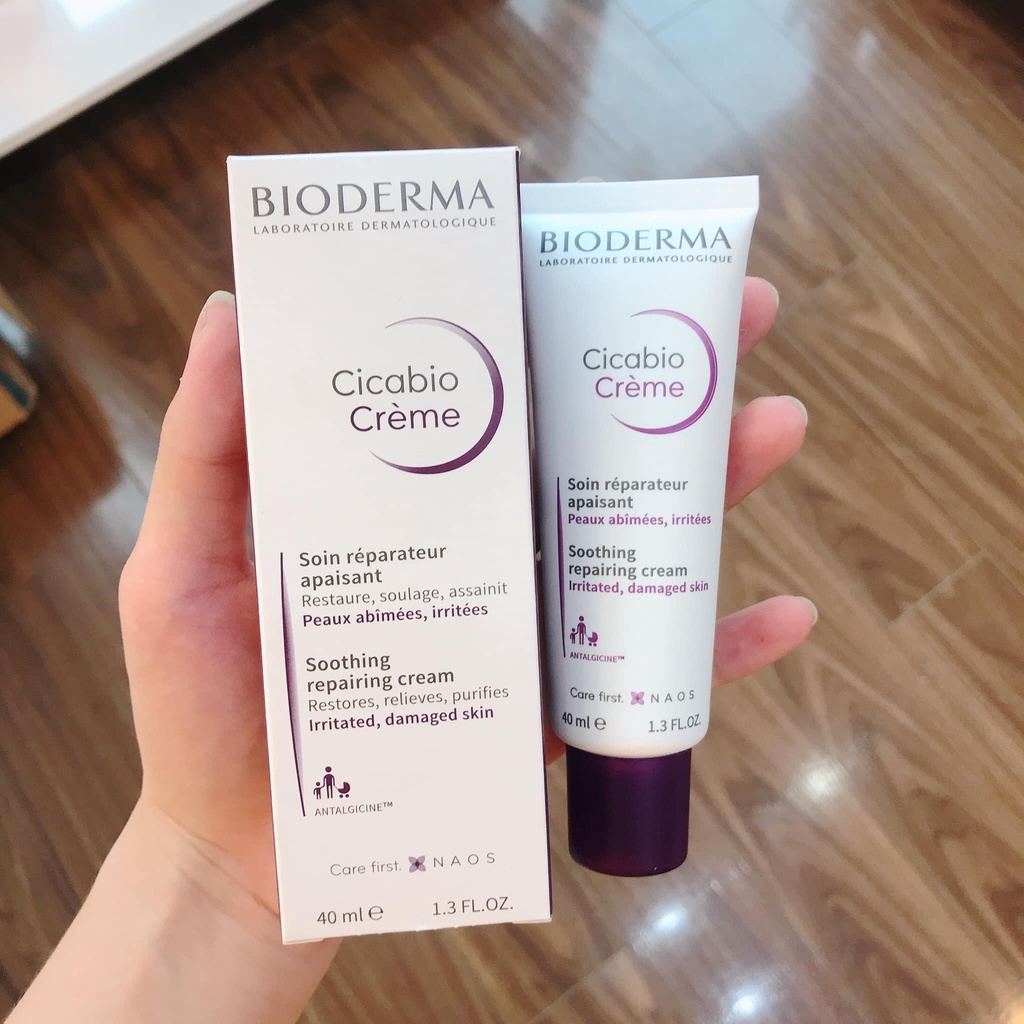 Kem Dưỡng Phục Hồi Da Tổn Thương Biioderma Cicabio Crème - 40ml