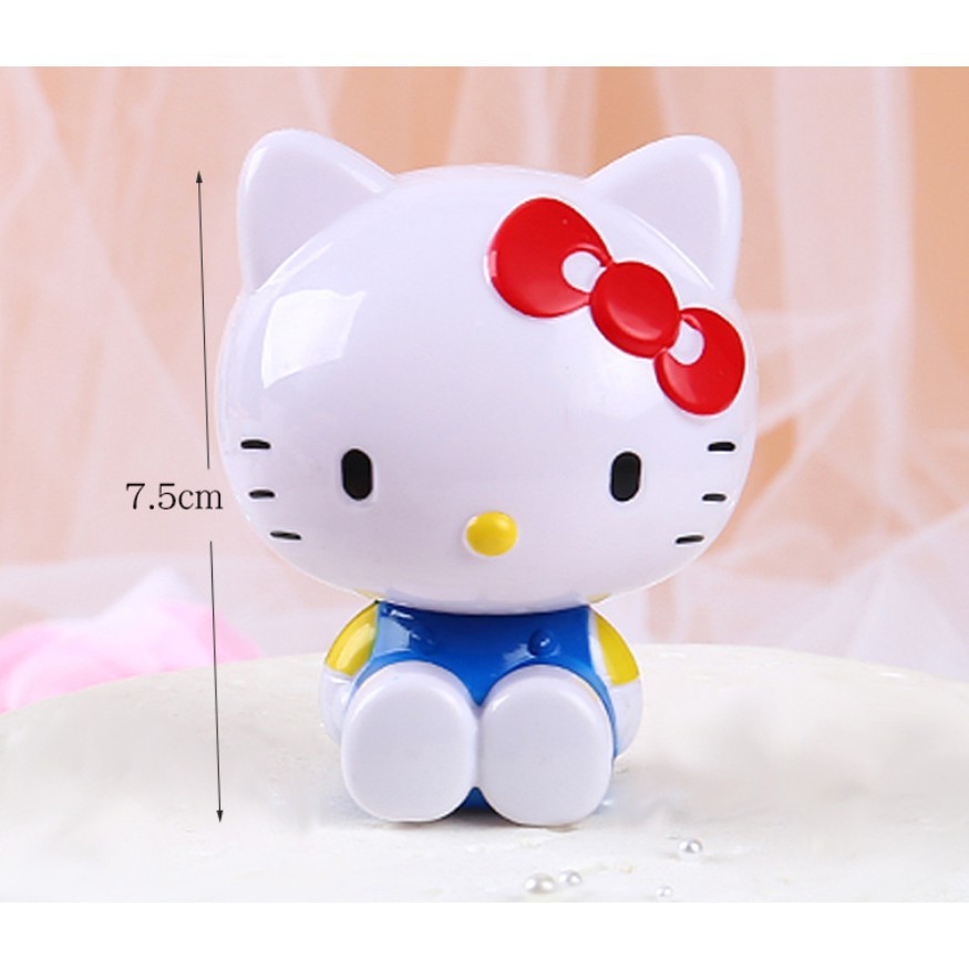 Con vật trang trí bánh  bộ 03 mèo Hello Kitti Baby