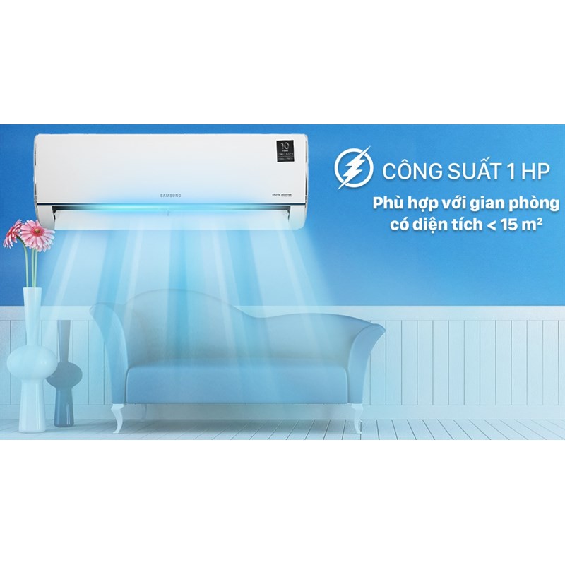 Máy lạnh Samsung Inverter AR09TYHQASINSV - 1HP
