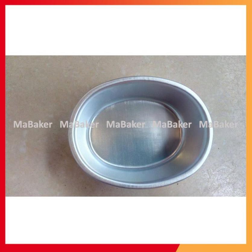 Khuôn bánh oval D04 nhôm đúc cao cấp, siêu cứng cáp, bền đẹp làm cheesecake mini, bánh mì,... - MaBaker