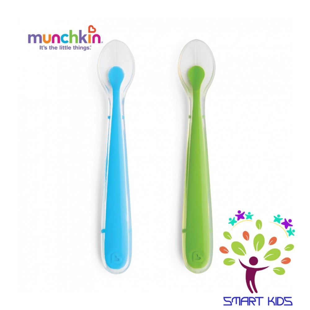 BỘ 2 THÌA SILICONE MUNCHKIN