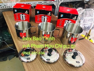 Ca Inox co nắp đậy Cao Cấp
