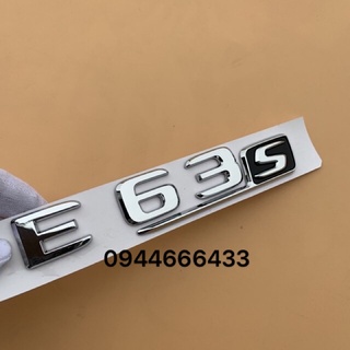 Chữ e63s, tem e63 mercedes , dán xe mercedes