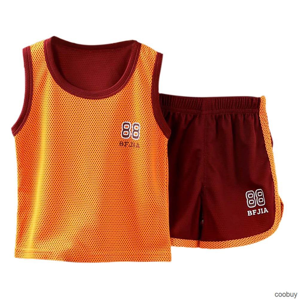 Set áo ba lỗ + quần short thể thao năng động cho bé trai