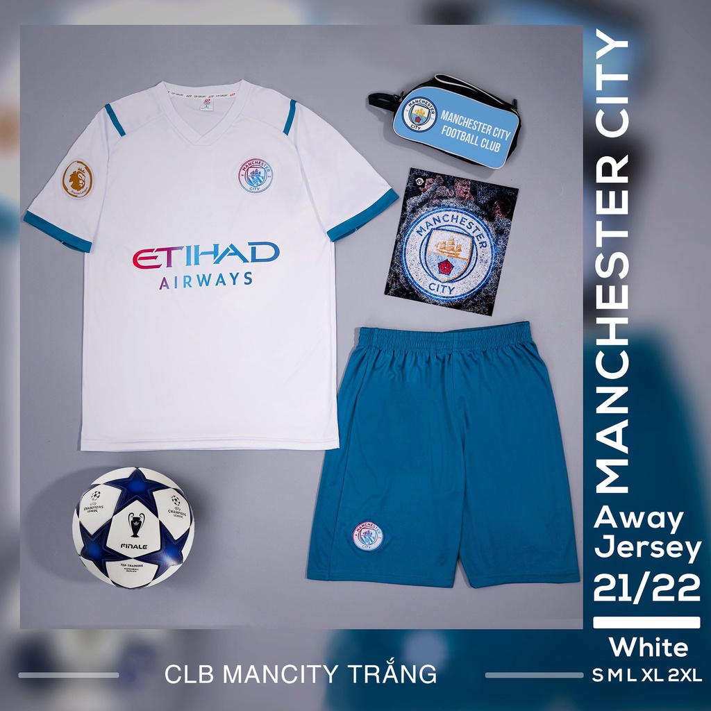 Đồ bóng đá CLB ngoại hạng anh Man city  2021-2022 Mùa mới | Chống nắng | Thể thao | Bóng đá | Gym  | Chạy bộ