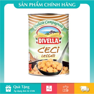 [Hàng Chính Hãng] Đậu Gà Ceci Chick Pea Divella Đóng Hộp 400gr