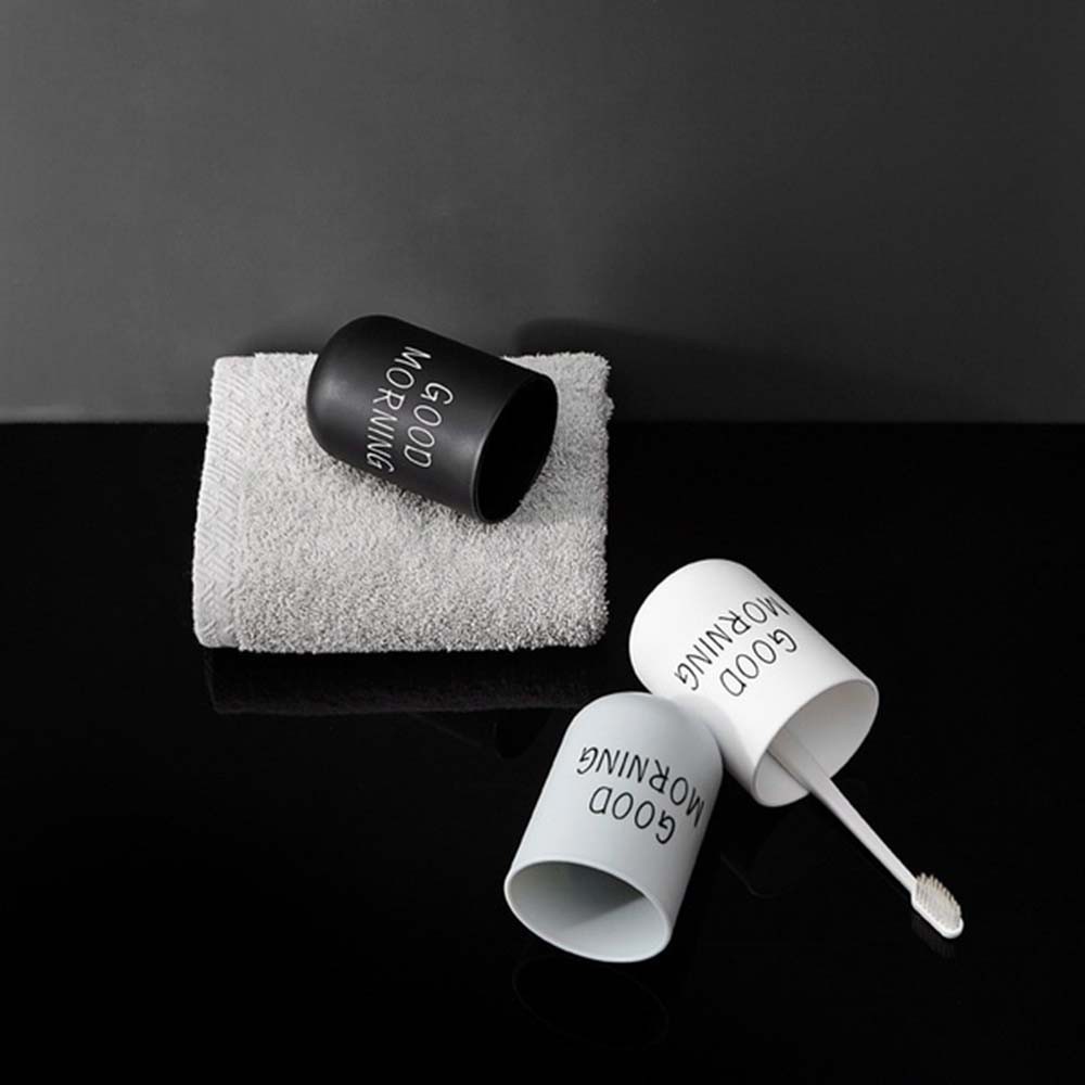 Giá Đỡ Bàn Chải Đánh Răng Bằng Nhựa Chống Trượt Phong Cách Bắc Âu