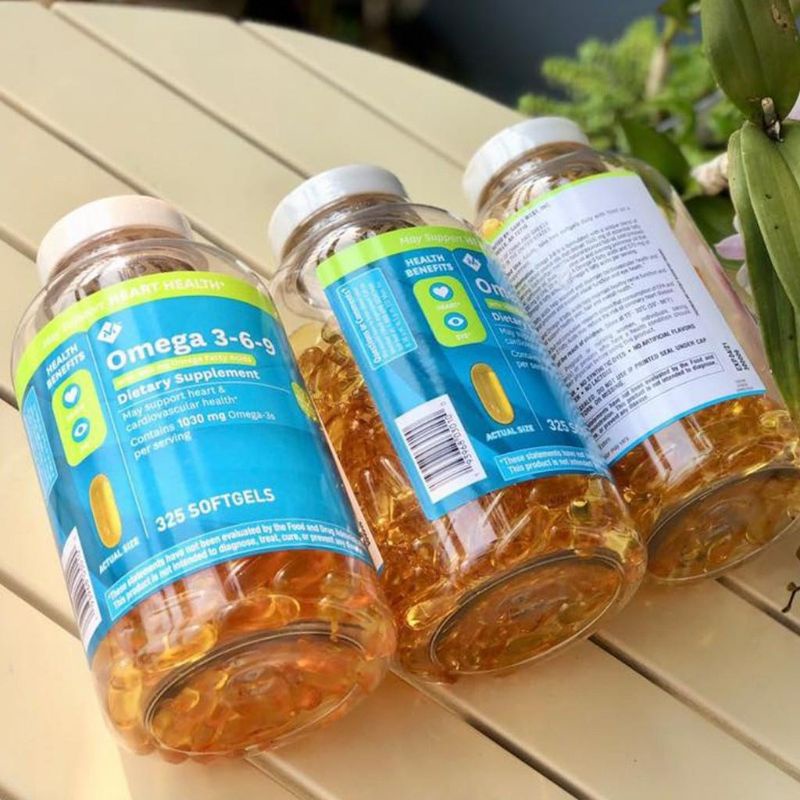 Viên uống bổ sung omega 369, omega 3 6 9 Member's mark 325v