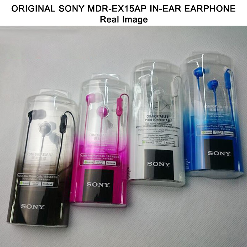 Tai nghe có dây SONY MDR-EX15AP 3.5mm Nhỏ Gọn Chất Lượng Cao