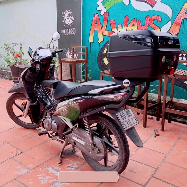 Baga Givi HRV Wave125I 2019 /Future125Fi 2019 chính hãng cho xe chịu lực cao bao gồm đế gắn thùng