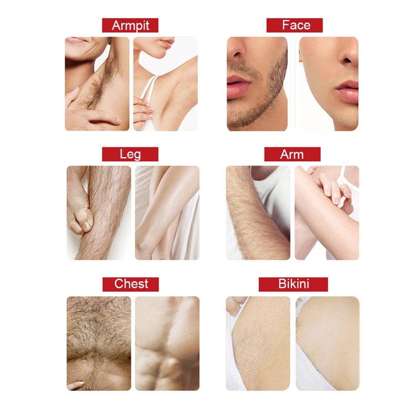 [Hàng mới về] Sáp đậu cứng tẩy lông làm nóng không đau đớn với 6 mùi lựa chọn