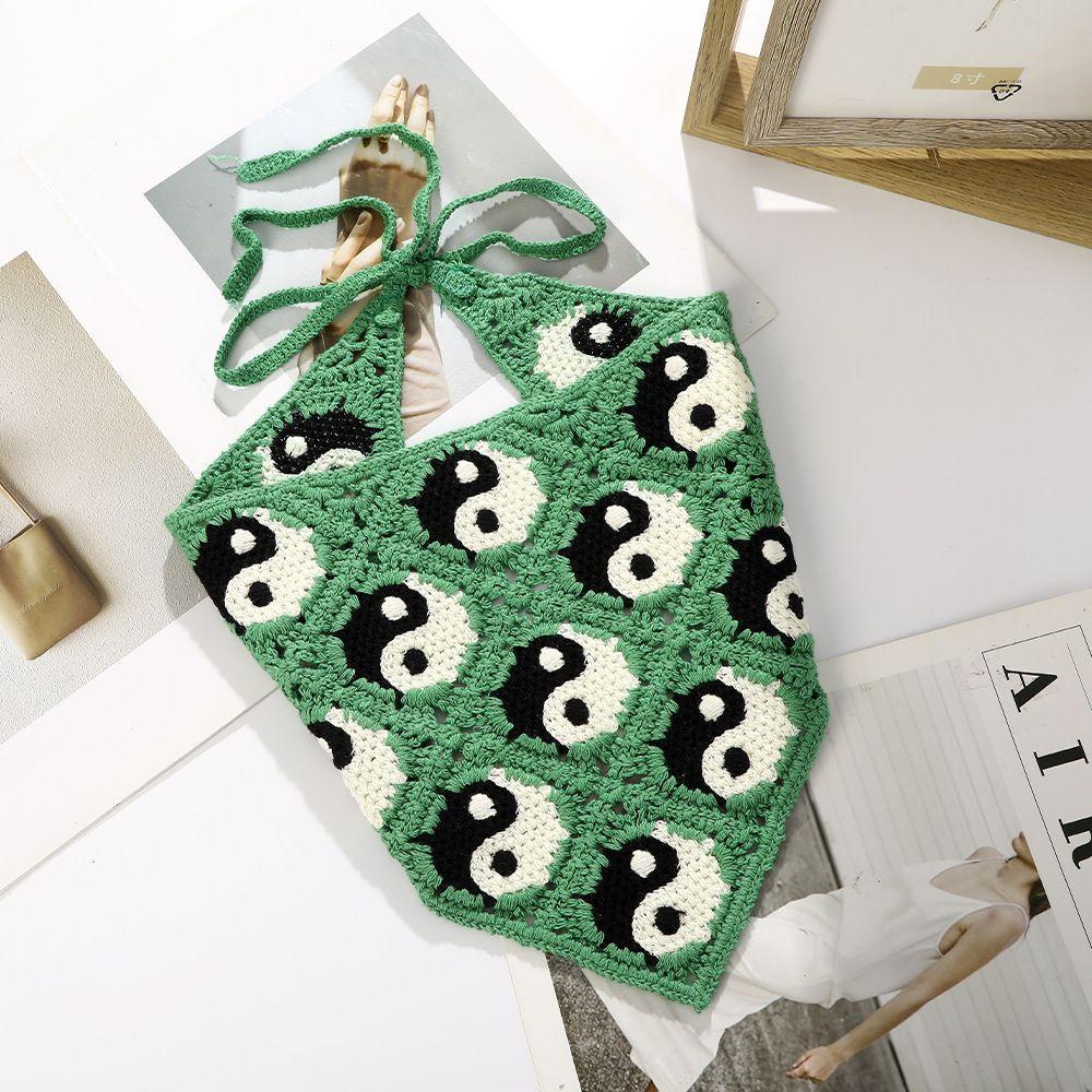 Băng Đô Dệt Kim Hình Tam Giác Họa Tiết Hoa Phong Cách Bohemian Thời Trang Mùa Hè Cho Nữ