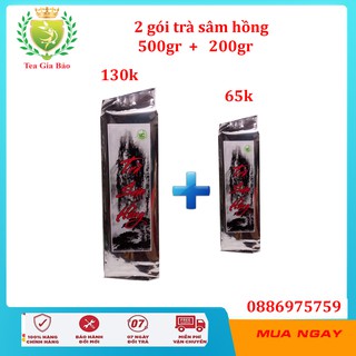Trà Sam Hồng 200g + 500g Trà Thảo Dược Sam Hồng