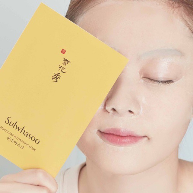 Miếng Mặt Nạ Phục hồi Chuyên Sâu First Care Activating Mask Sulwhasoo - Cung Cấp Huyết Thanh Phục Hồi Da