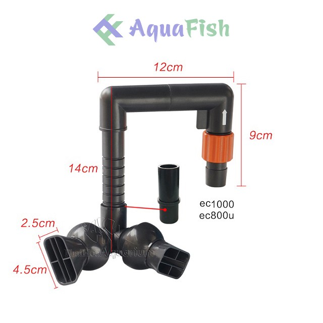 Lọc Thùng Periha EC 800U, 1000U, 1200U, 1500U Có Đèn UV Dùng Cho Bể Cá Cảnh Trong Nhà