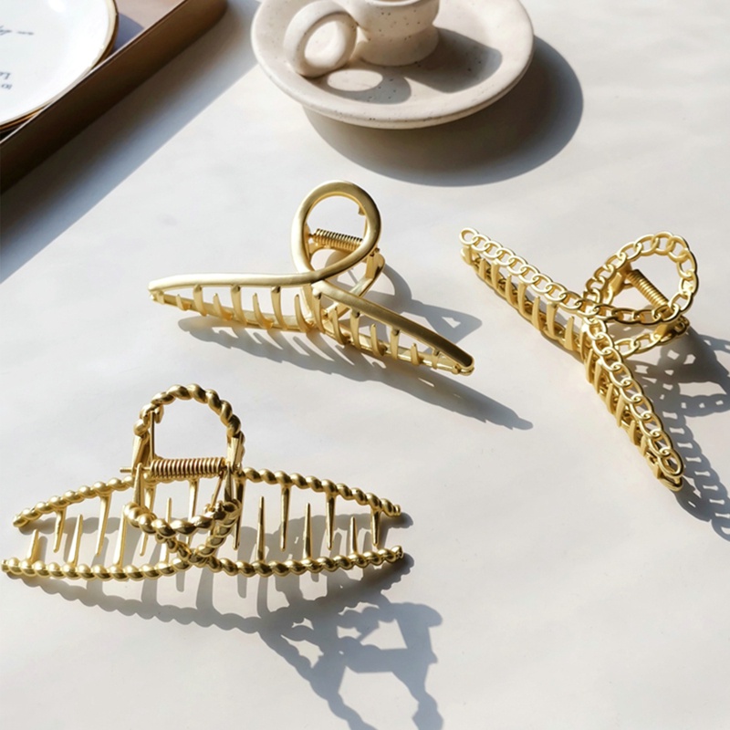 Kẹp Tóc Kim Loại Thời Trang Hàn Quốc Thanh Lịch Cho Nữ timetunnel