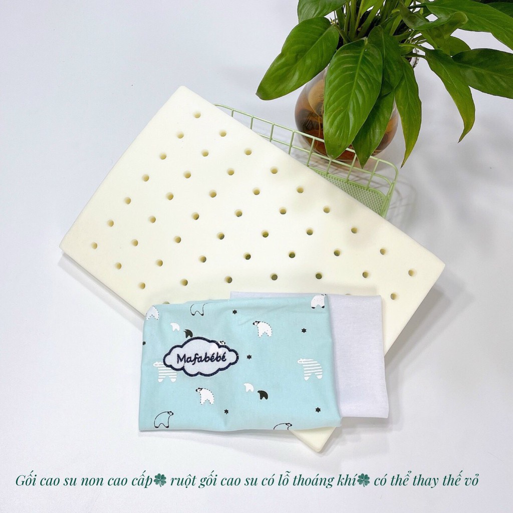 Gối cao su non Mafabebe cỡ đại và nhỏ cho bé yêu