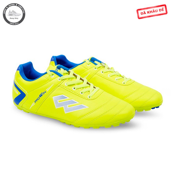 Giày Đá Bóng PROWIN S50 Trẻ Em Màu Vàng Chanh Size 33-37