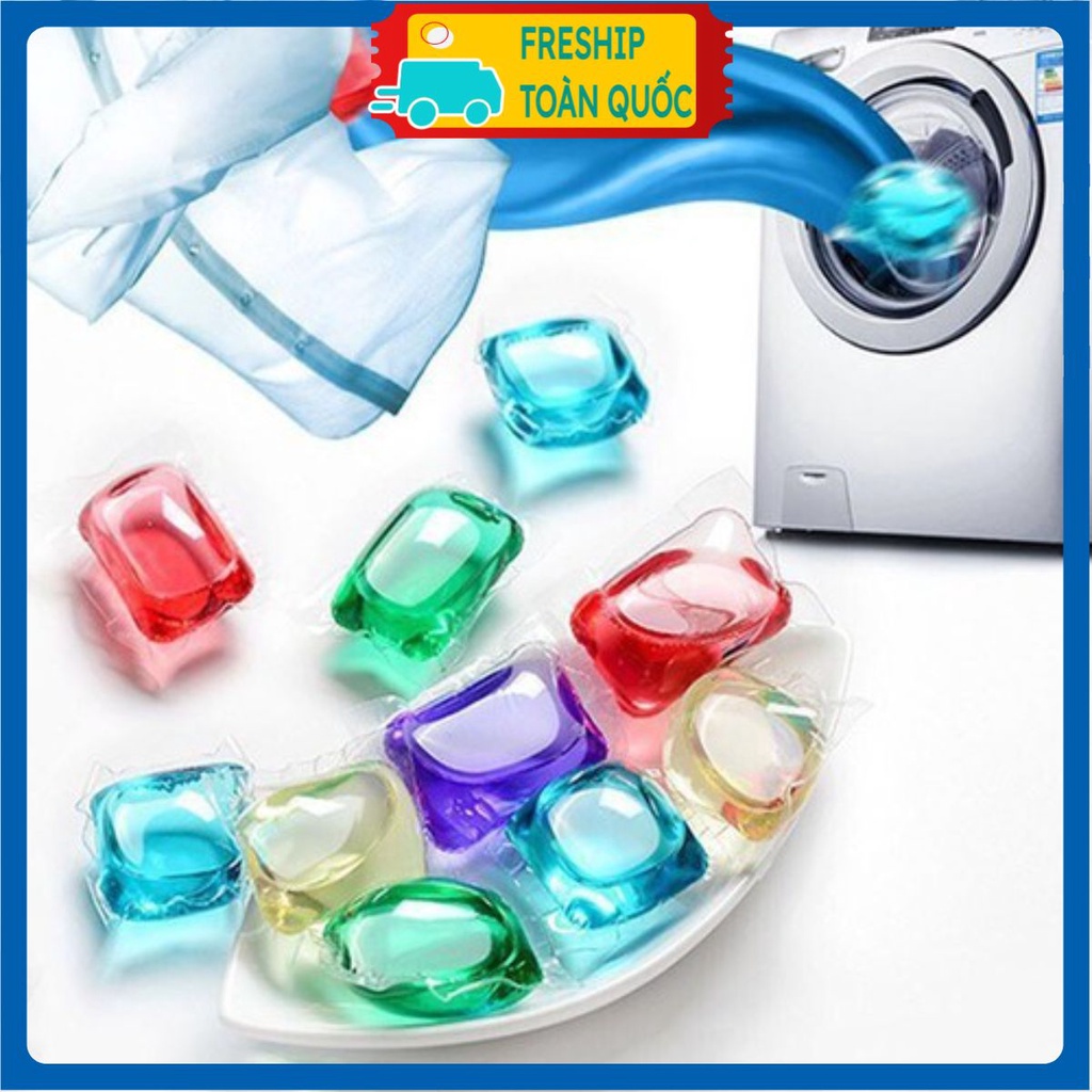 [Hộp 30 Viên] Viên Giặt Xả Quần Áo Thơm Lừng - Thay Thế Cho Cả Bột Giặt, Nước Xả GC305