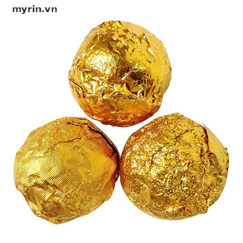 Set 100 Túi Giấy Nhôm Đựng Kẹo / Sô Cô La / Thực Phẩm Tiện Dụng