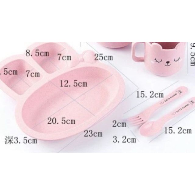 Khay ăn dặm,ăn blw kèm dĩa thìa cho bé TA