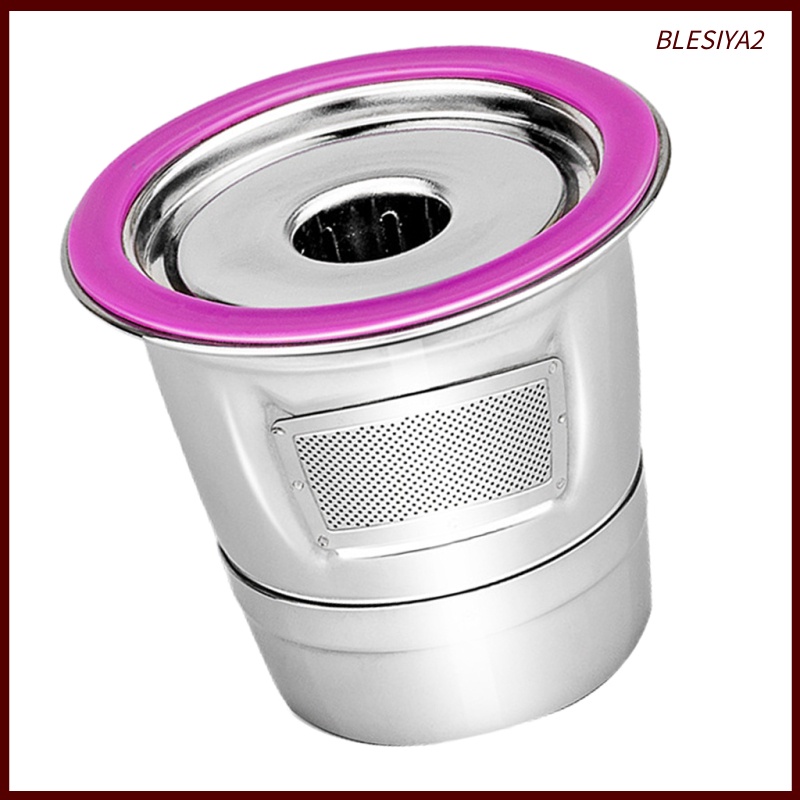 [BLESIYA2]Stainless Steel Capsule Cup Filter for KEURIG 2.0 &amp; 1.0 MINI PLUS Coffee Machine