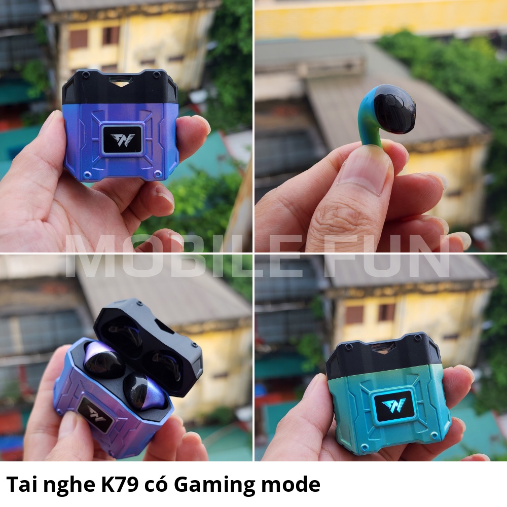 Tai nghe bluetooth M2 Gaming, Tai nghe nhét tai k79 hai chế độ, tai nghe không dây chơi game độ trễ thấp