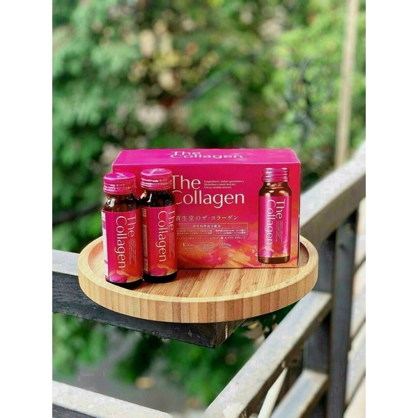🌹🌺 Nước uống The Collagen Shiseido Nhật Bản Một Hộp x 10 lọ x 50ml — Tăng cường tươi trẻ, khỏe người, đẹp da