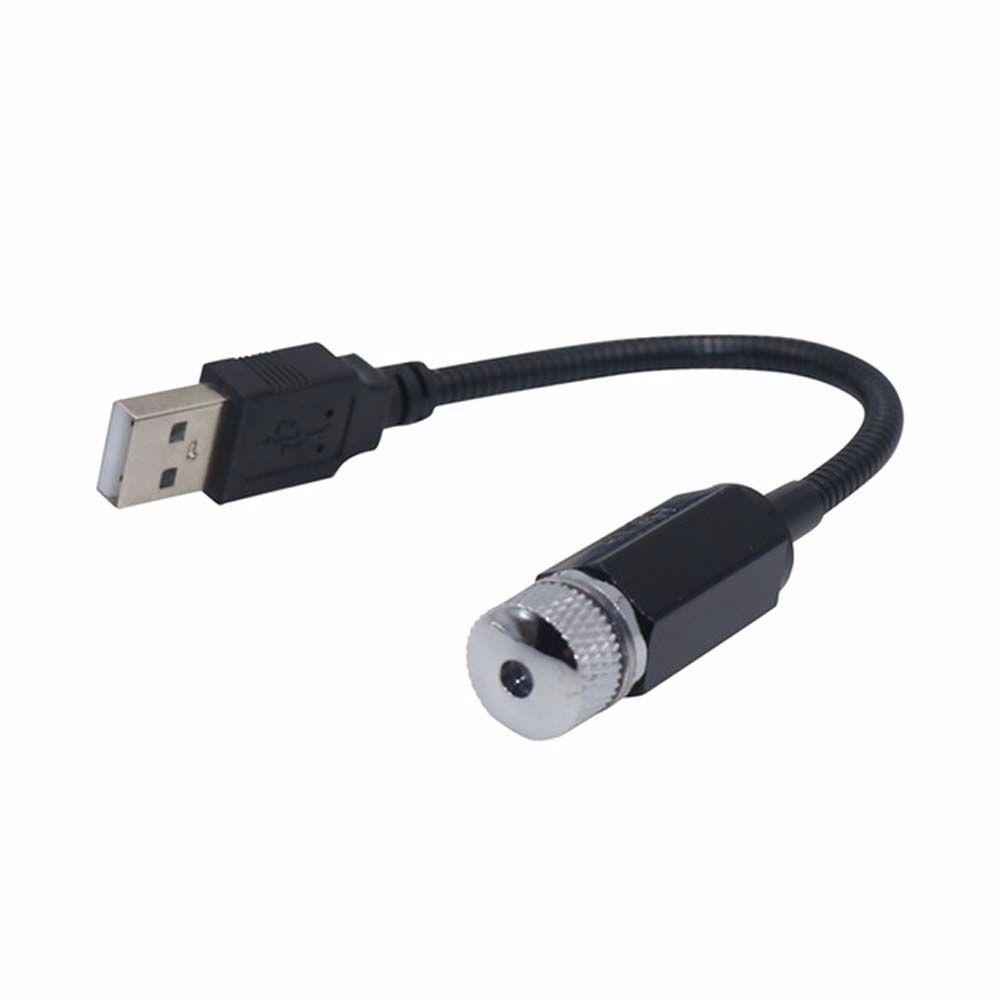 Norman Đèn Led Usb Mini Gắn Nóc Xe Hơi Họa Tiết Bầu Trời Sao