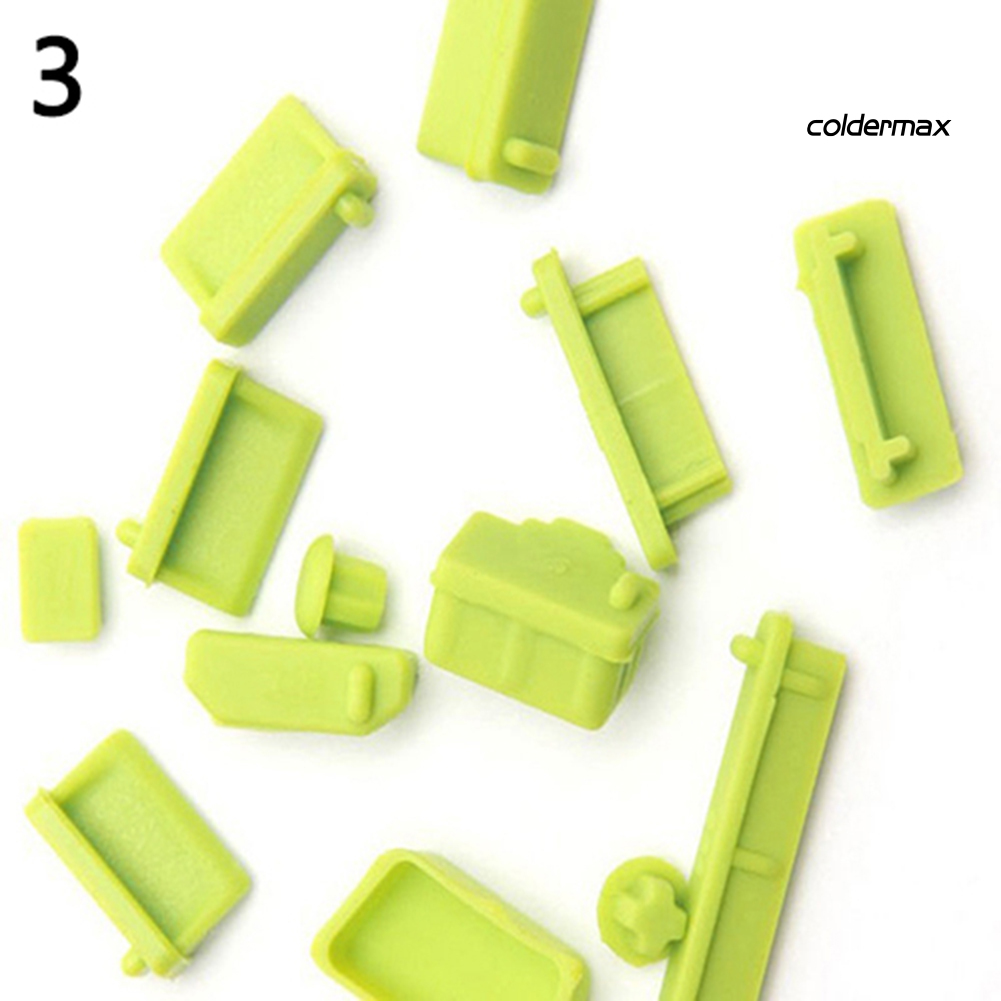 Set 13 Nút Silicon Chống Bụi Cho Laptop Notebook