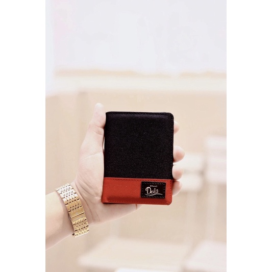 Ví vải unisex dáng đứng Brand Đôla