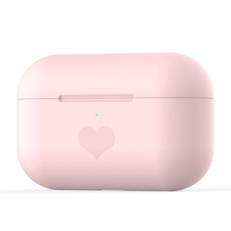 Vỏ Bảo Vệ Hộp Đựng Tai Nghe Silicon Hình Trái Tim Cho Airpods Pro