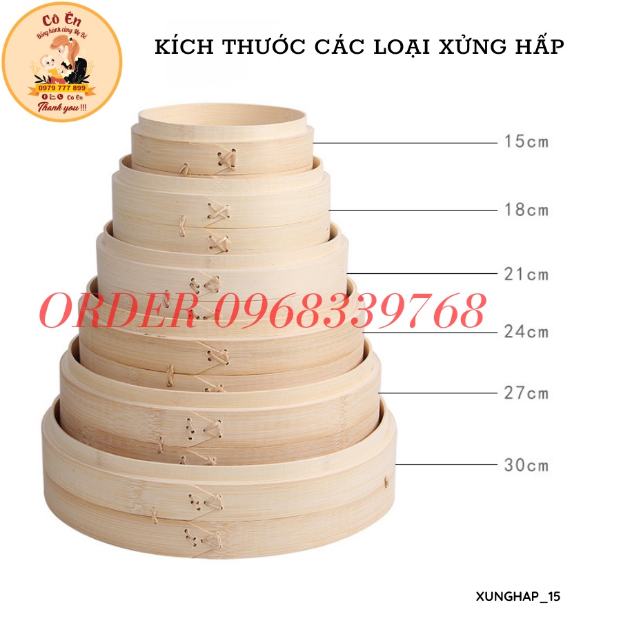 Thảm hấp nhiều size của Xửng hấp tre  đồ ăn bằng tre