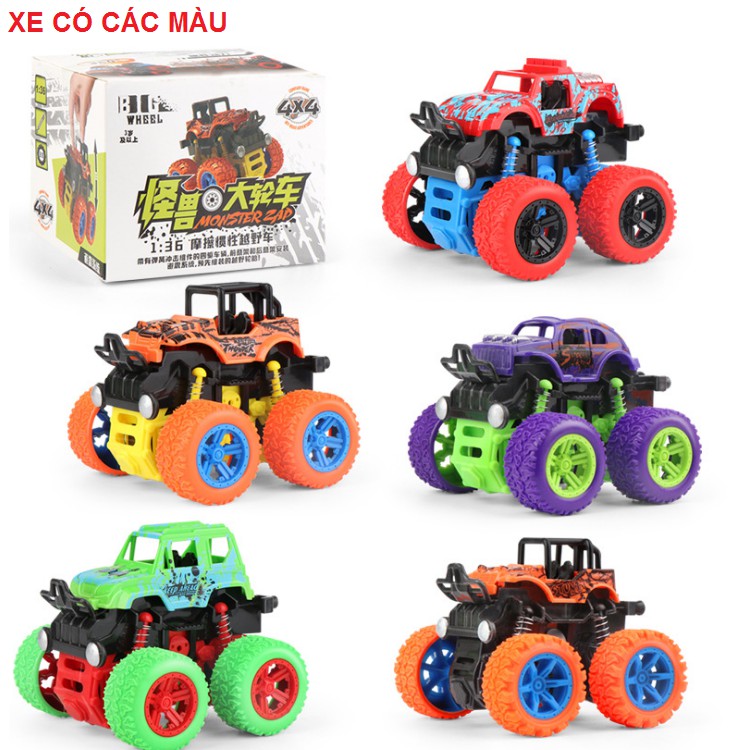 Xe ô tô mini chạy đẩy trớn xoay 360 độ đồ chơi trẻ em