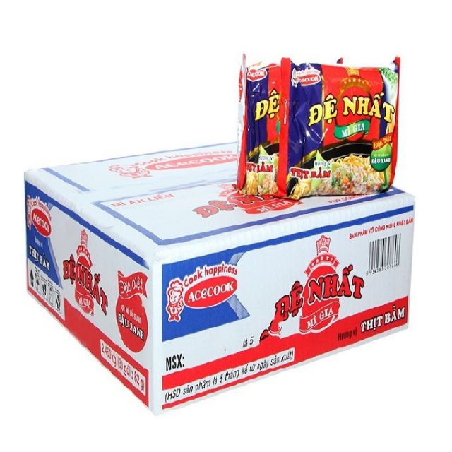Mì Đệ Nhất thịt bằm thùng 30 gói x 82g