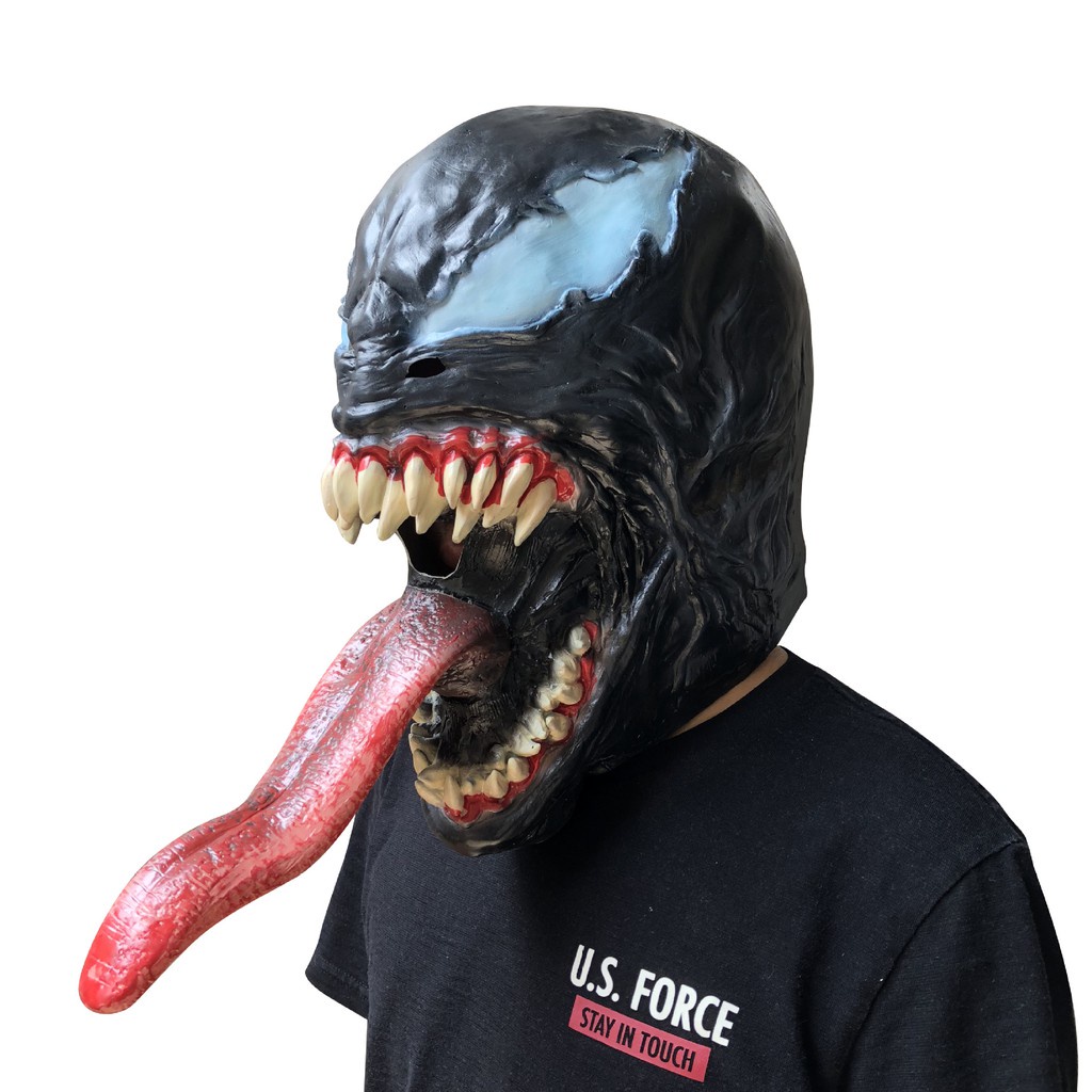 [Venom] Mặt nạ chùm đầu phim Venom Spiderman chất đẹp mặt nạ hóa trang halloween trung thu sự kiện lễ hội độc đáo