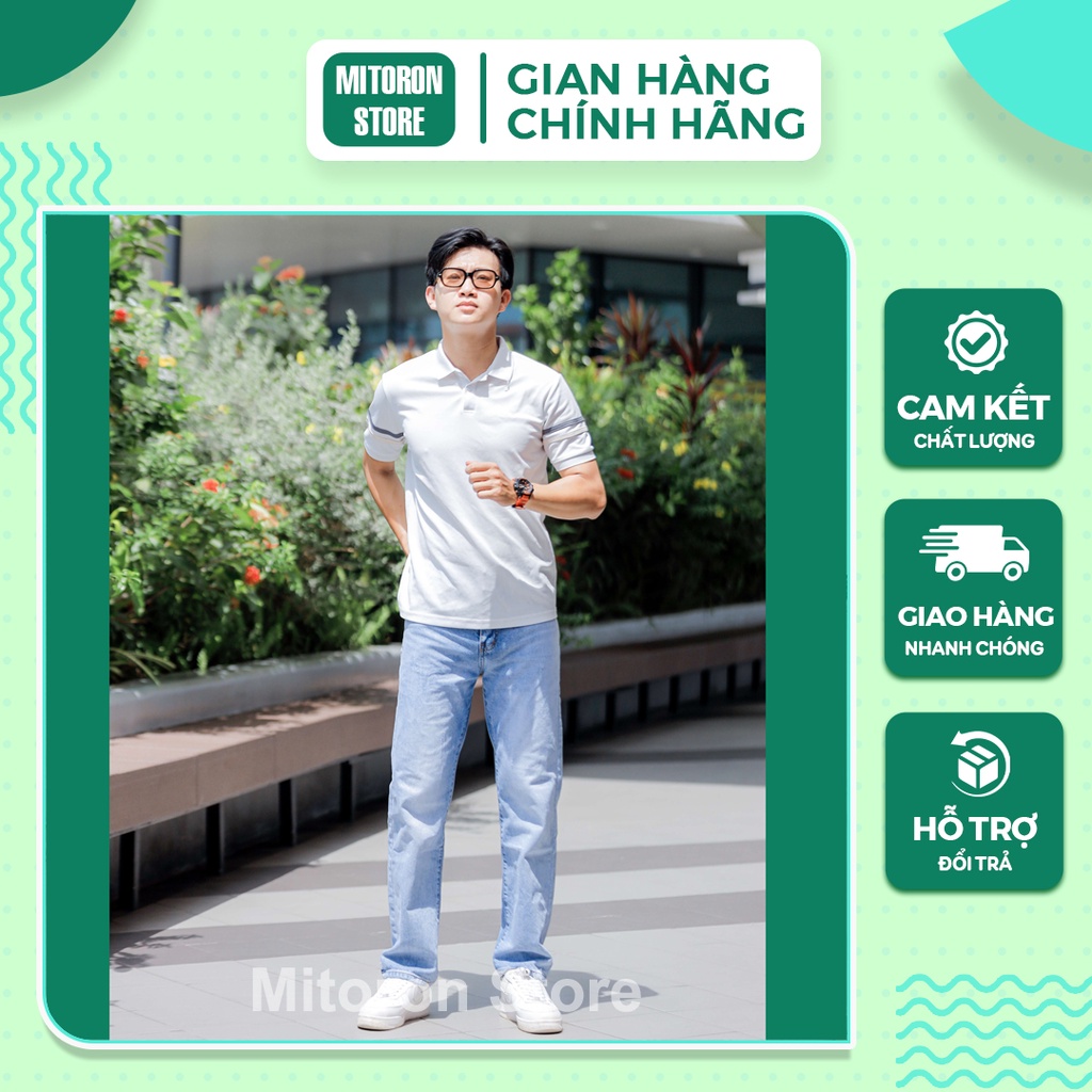 Quần jeans ống rộng, ống đứng levis 514, quần jeans xuông nam , màu xanh nhạt, ống quần 17-22cm