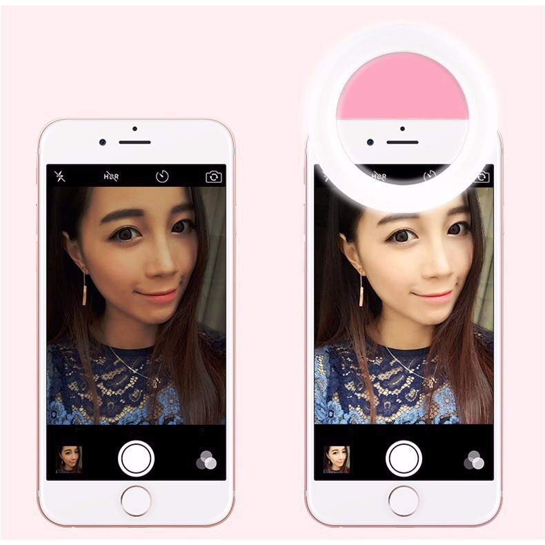 Đèn LED Selfie Kẹp Điện Thoại Tạo Hiệu Ứng Ánh Sáng