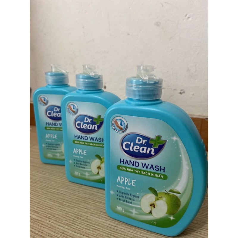 Nước rửa tay/sữa rửa tay Dr.clean 200g