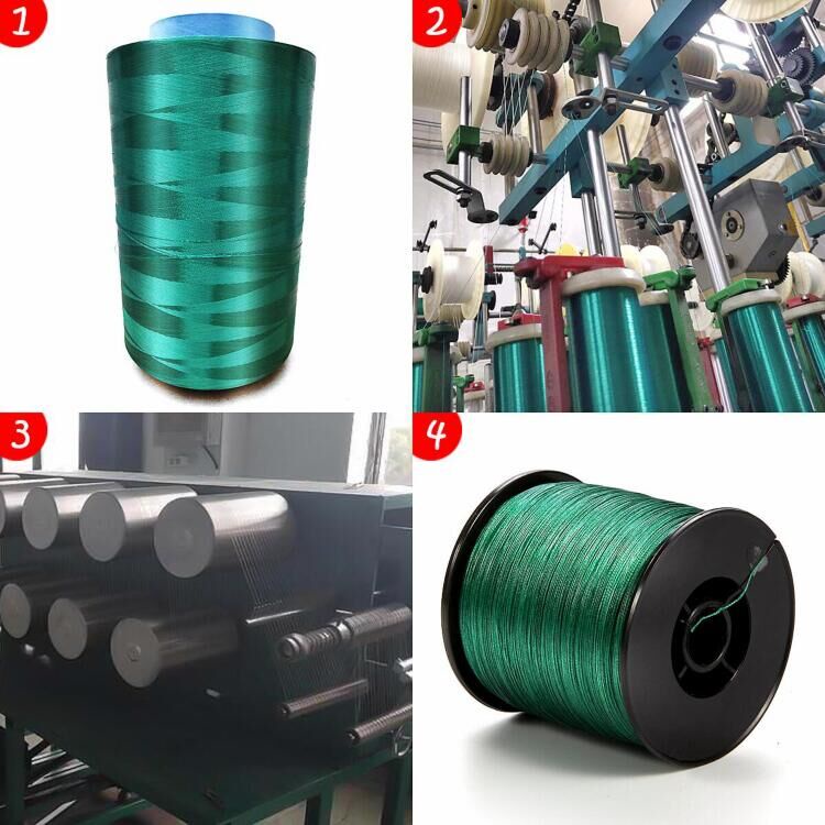 Cuộn Dây Câu Cá 4 Sợi PE 1000M Không Phai Màu Không Thấm Nước
